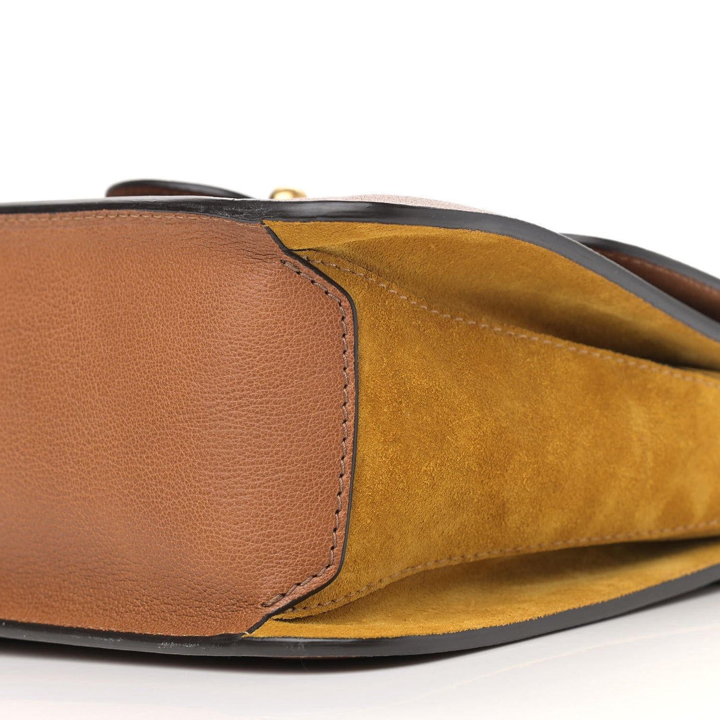Goatskin Medium Mily Shoulder Bag Caramel