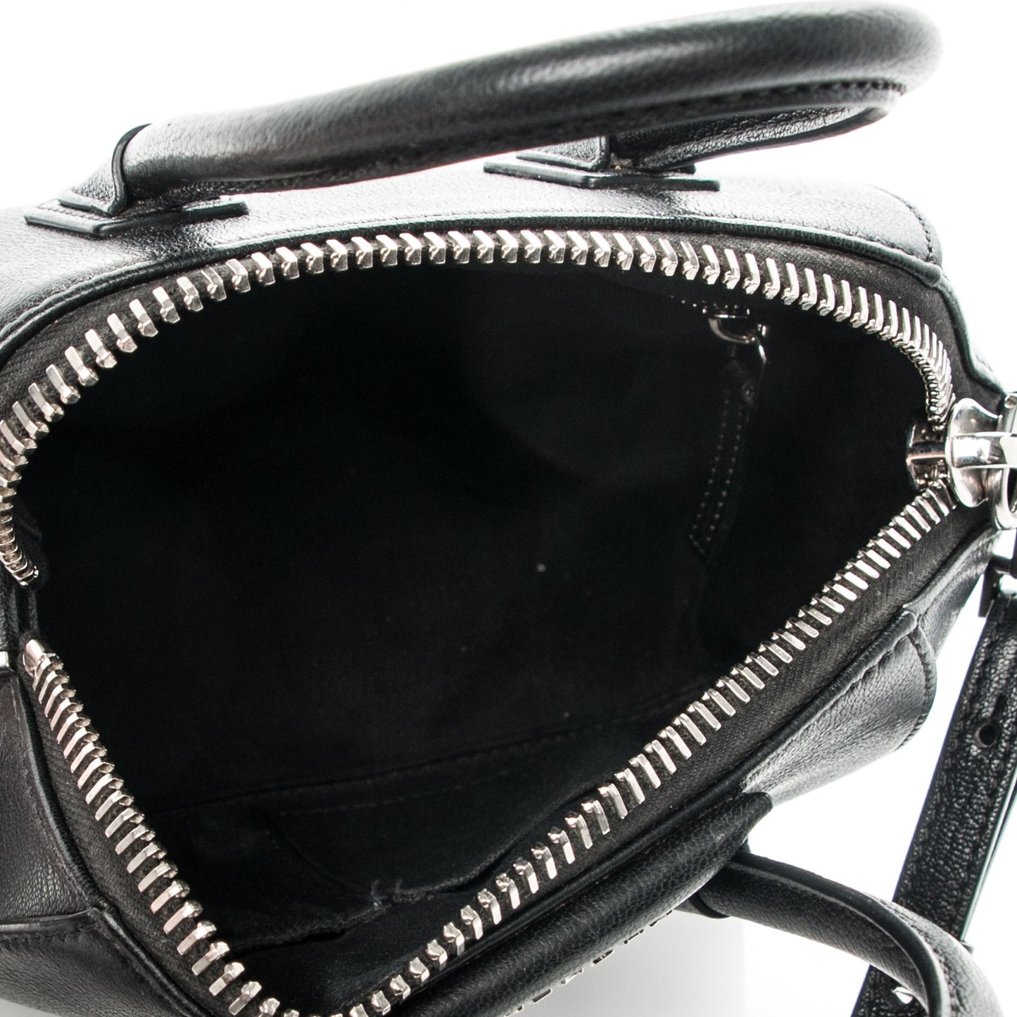 Sugar Goatskin Mini Antigona Black