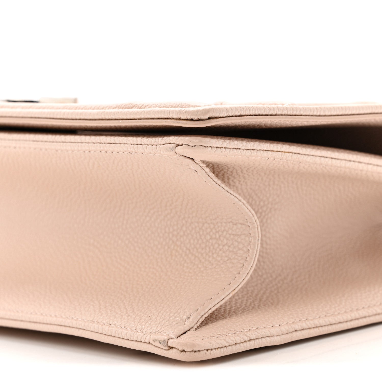 Christian Dior Grained Calfskin Medium Diorama Flap Bag Nude 10 of 15
