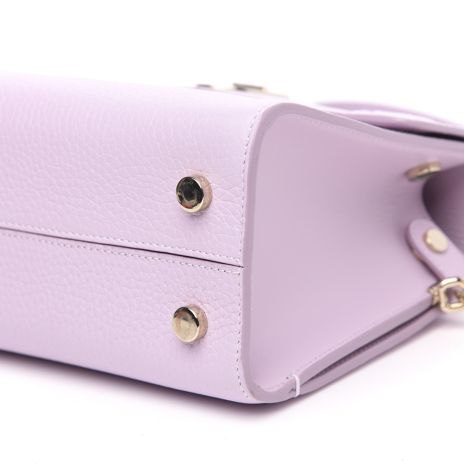 Christian Dior Grained Calfskin Mini Diorever Flap Lilac 9 of 9