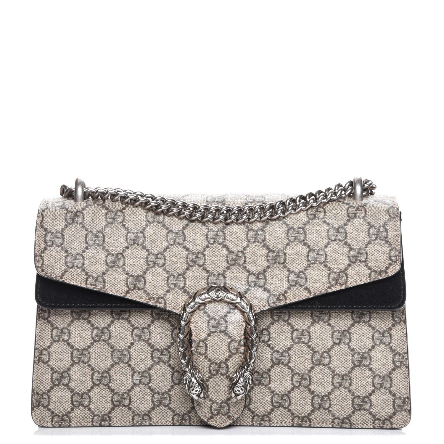 Gucci GG Supreme Monogram Small Dionysus Shoulder Bag Black 1 of 8
