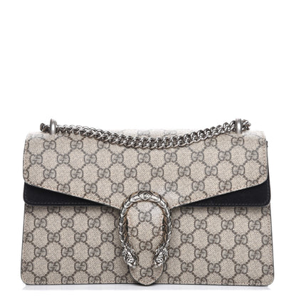 Gucci GG Supreme Monogram Small Dionysus Shoulder Bag Black 1 of 8