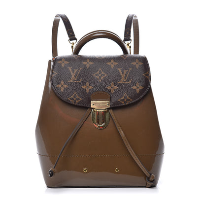 Louis Vuitton Patent Monogram Hot Springs Backpack Vert Bronze 1 of 10