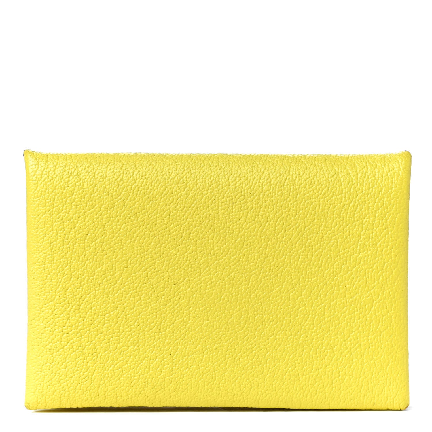 Hermes Chevre Mysore Calvi Card Case Lime 1 of 4