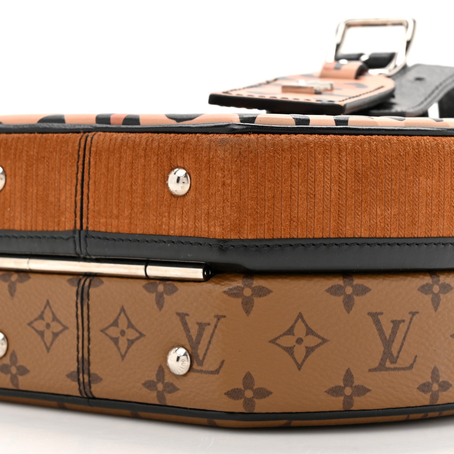 Reverse Monogram Leopard Petite Boite Chapeau