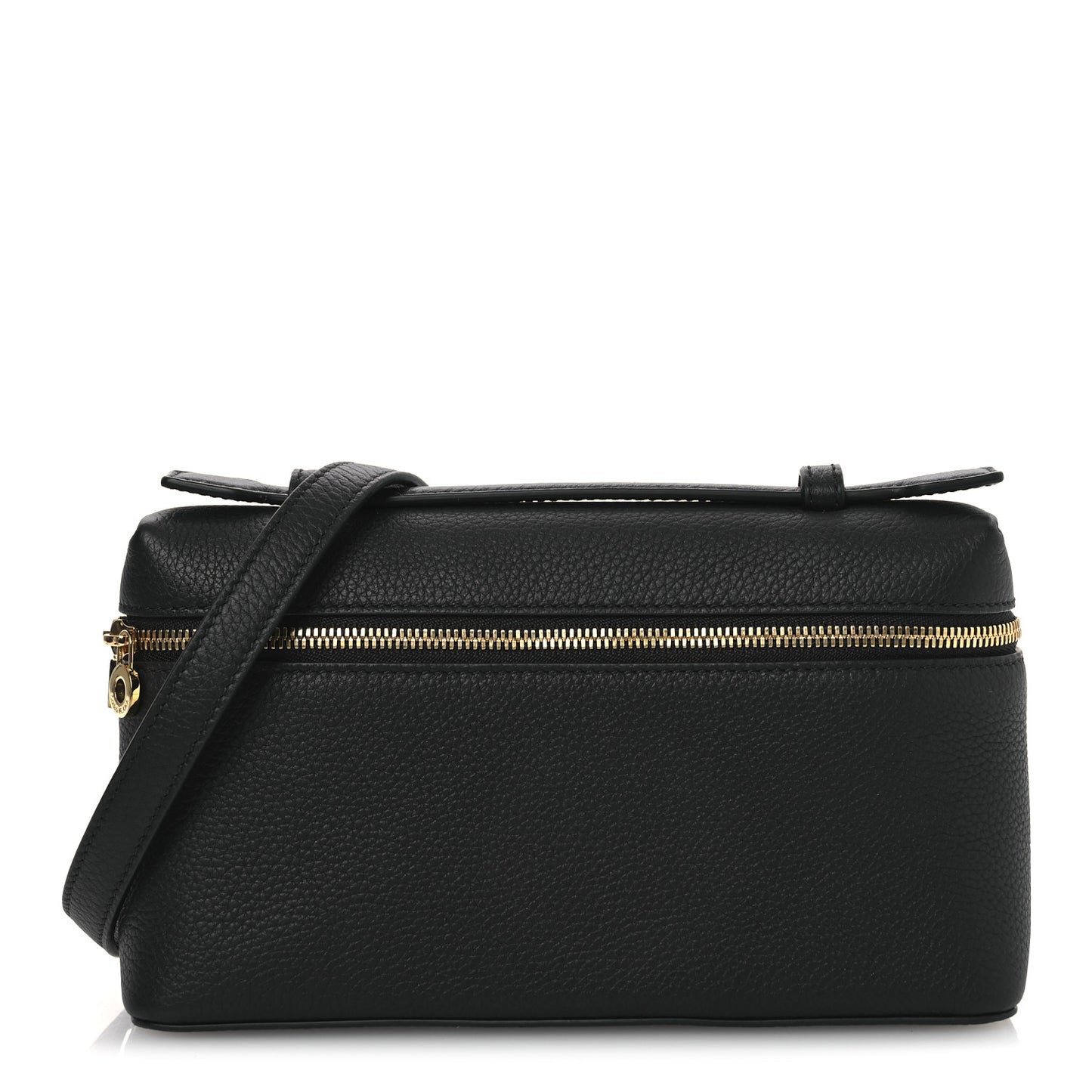Grained Calfskin L19 Extra Pocket Pouch Black