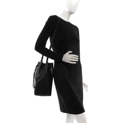 Mansur Gavriel Calfskin Bucket Bag Black Flamma 2 of 13