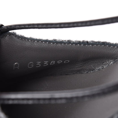 Chanel Tweed Satin Cap Toe CC Slingback Pumps 40 Black Grey 8 of 9