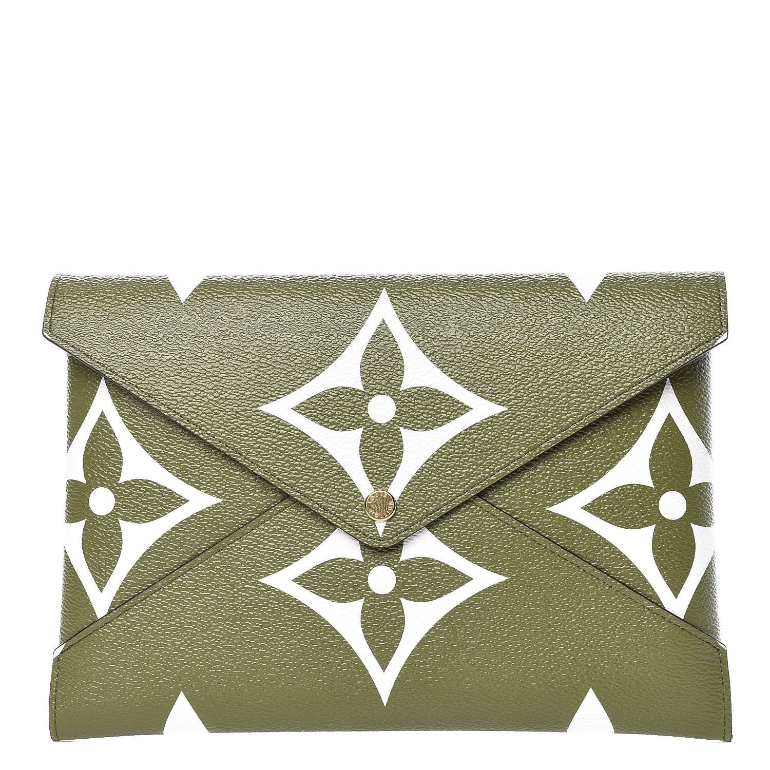 Louis Vuitton Monogram Giant Large Kirigami Pochette Kaki 1 of 7