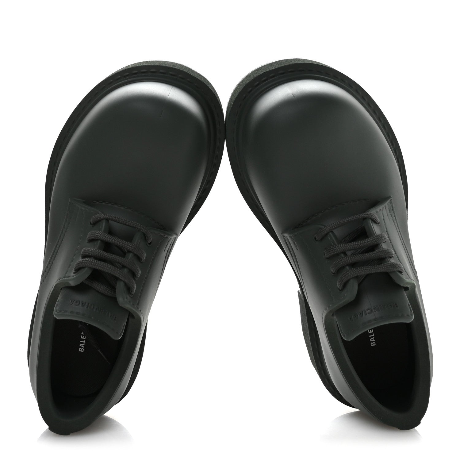 Balenciaga Rubber Steroid Derby Shoes 37 Dark Khaki 2 of 9