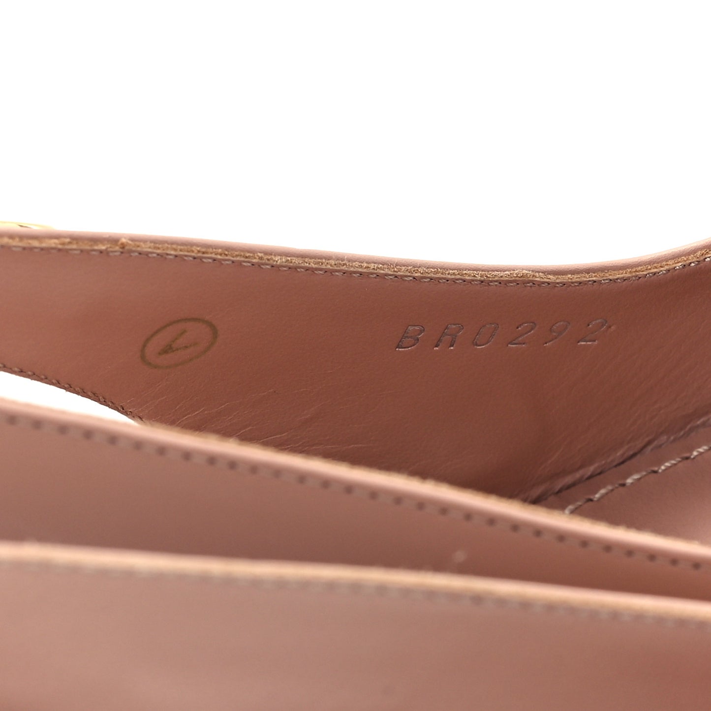 Calfskin Sparkle Slingback Pumps 36 Nude