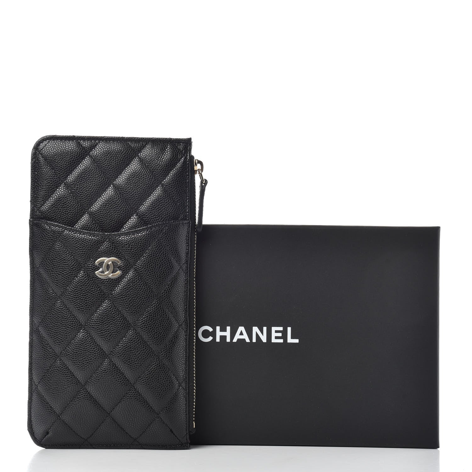 Chanel Caviar Quilted Classic iPhone Pouch Black 8 of 8