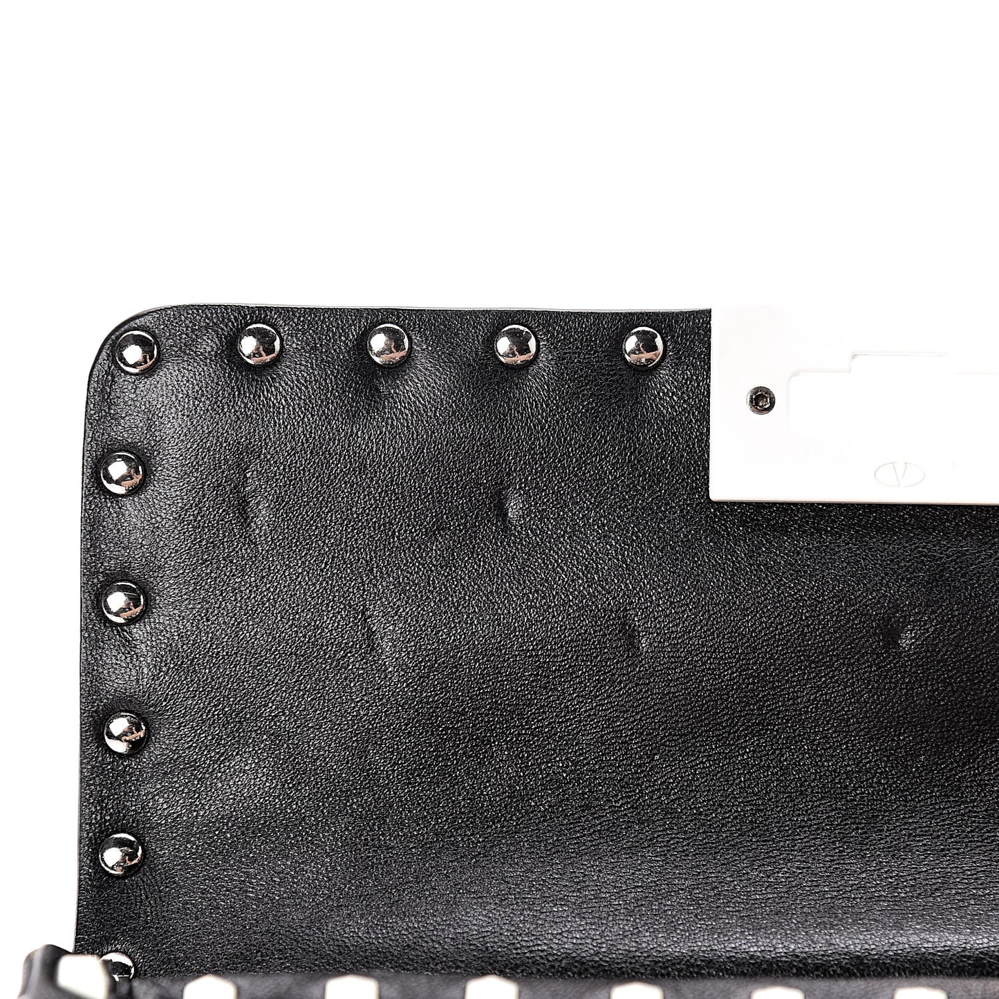 Lambskin Small Free Rockstud Spike Shoulder Bag Black