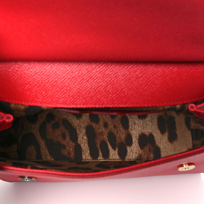 Dolce & Gabbana Dauphine Small Miss Sicily Satchel Red 5 of 10