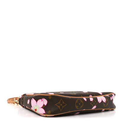 Louis Vuitton Monogram Cherry Blossom Pochette Accessories Brown 4 of 9