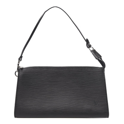 Louis Vuitton Epi Pochette Accessories 24 Black 1 of 9