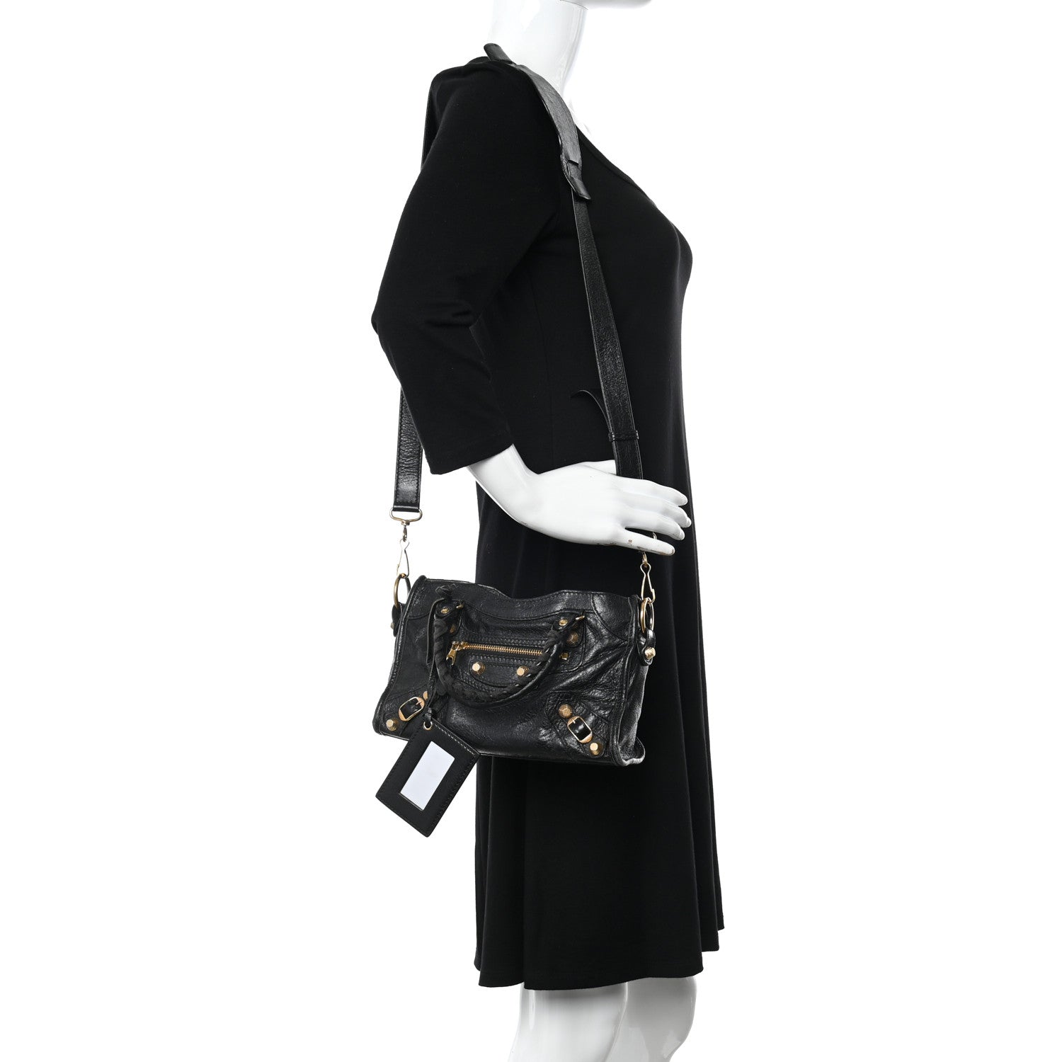 Balenciaga Agneau Giant 12 Gold Hardware Mini City Black 2 of 20
