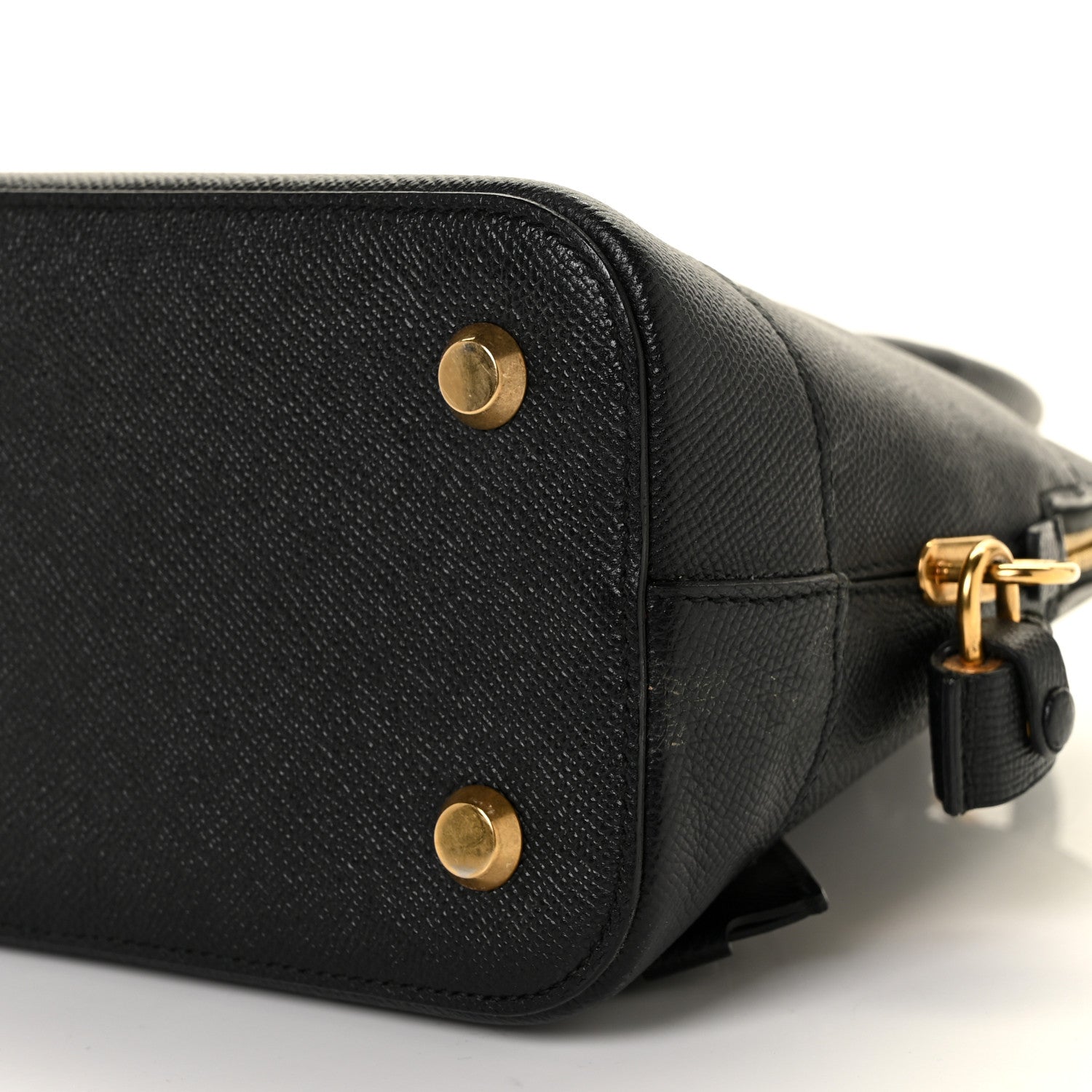 Balenciaga Signature Grained Calfskin Logo S Ville Top Handle Bag Black 6 of 10