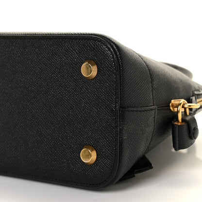 Balenciaga Signature Grained Calfskin Logo S Ville Top Handle Bag Black 6 of 10