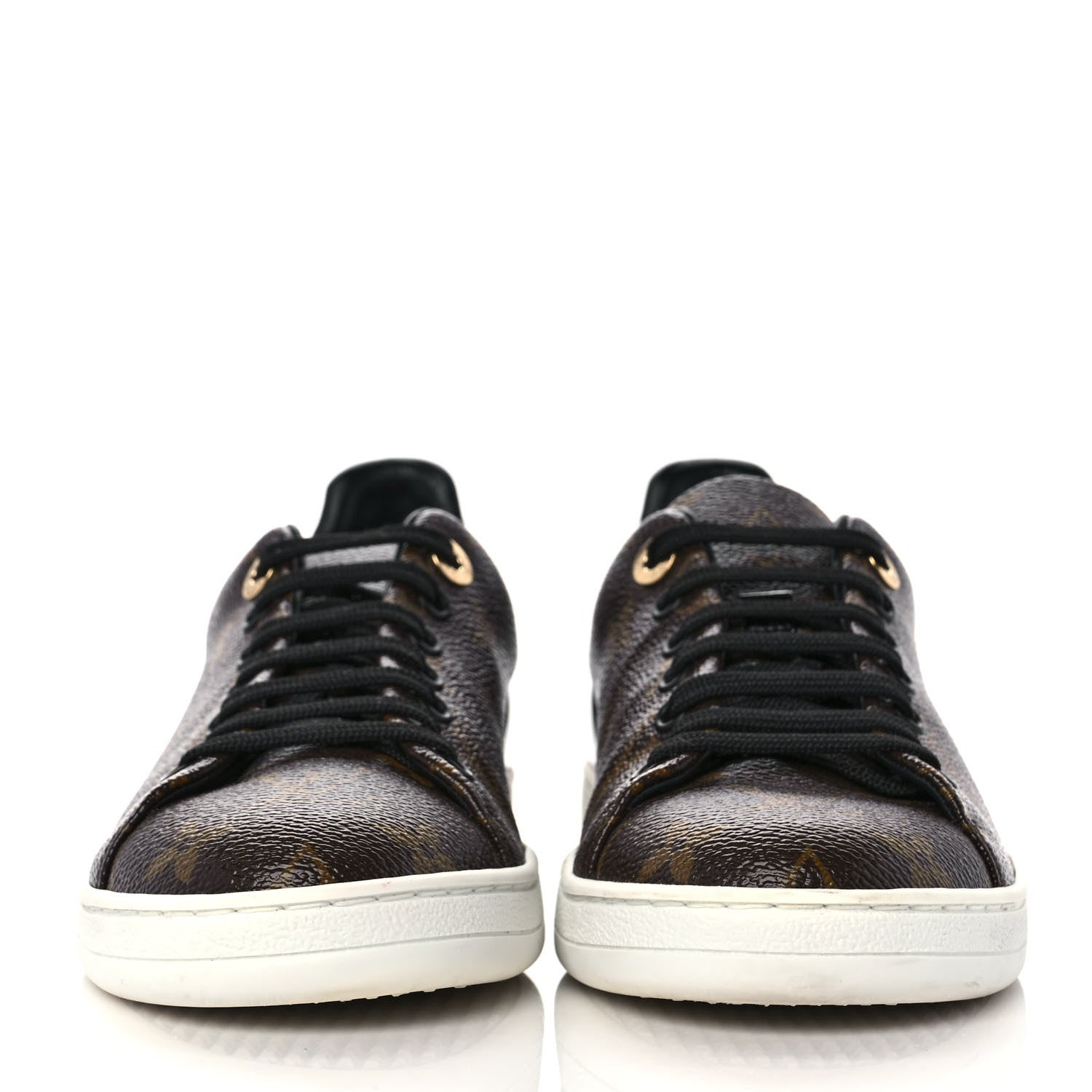 Louis Vuitton Patent Monogram Frontrow Sneakers 37.5 2 of 9