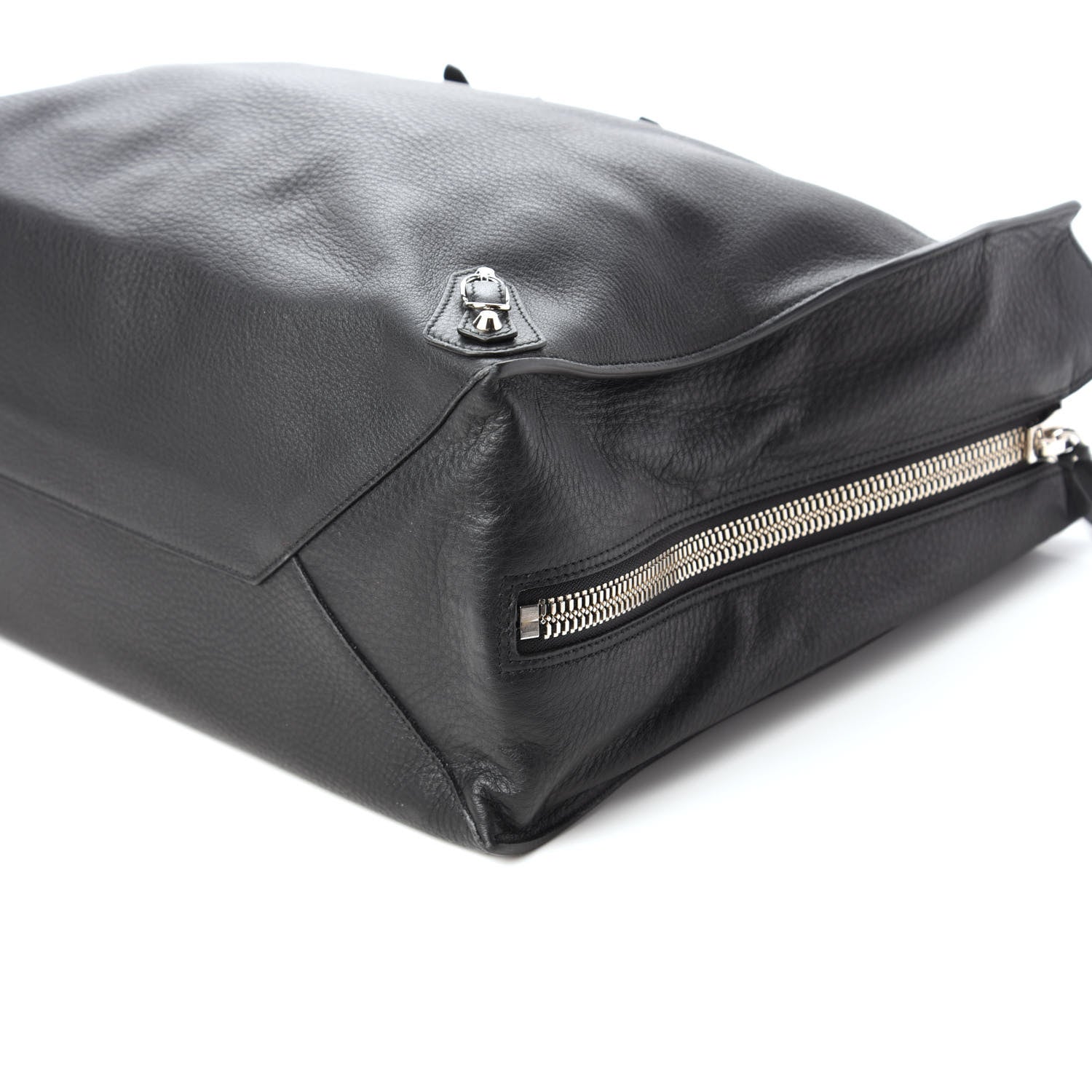 Balenciaga Supple Calfskin Papier A4 Zip Around Tote Black 8 of 8