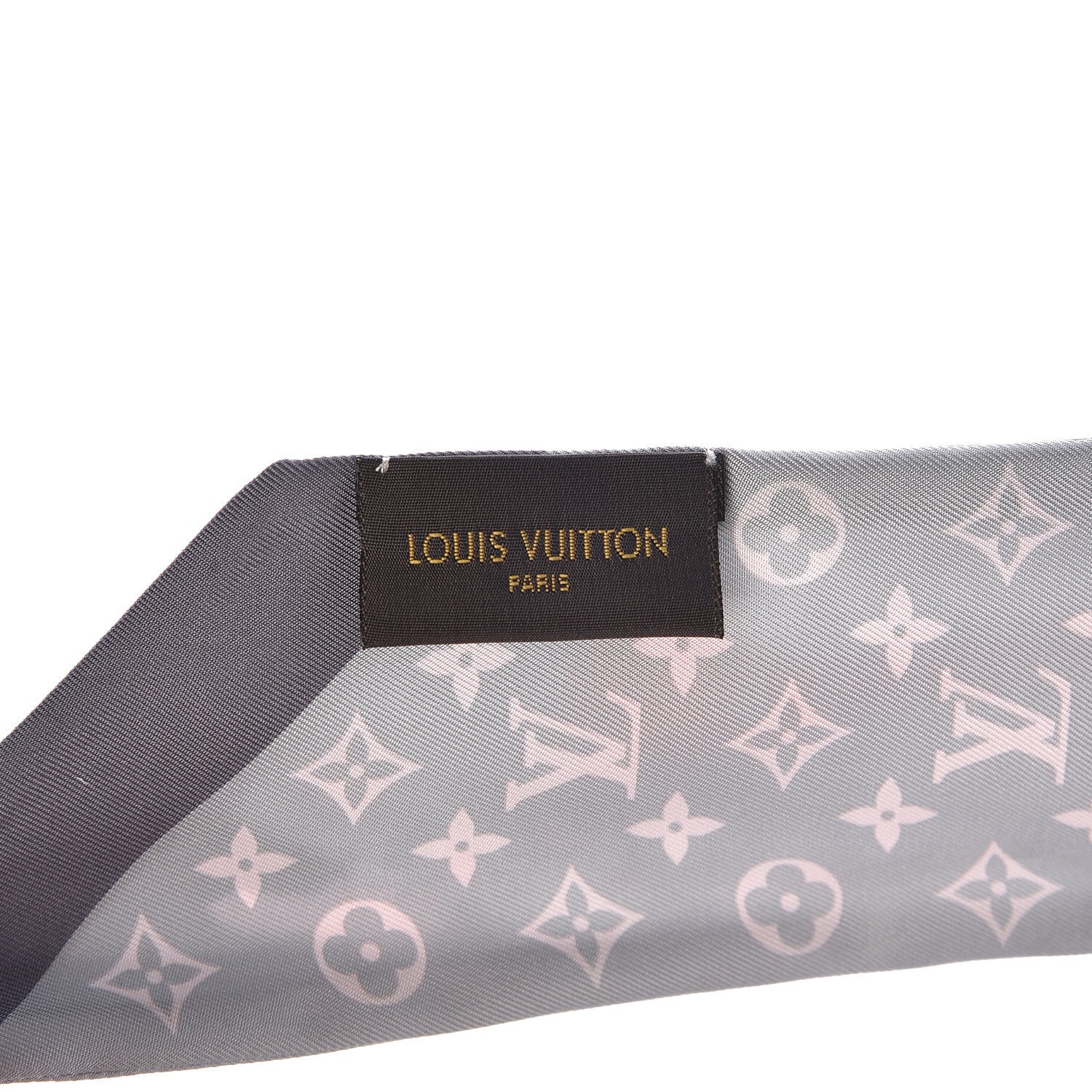 Louis Vuitton Silk Dreamonogram Bandeau Grey 4 of 5