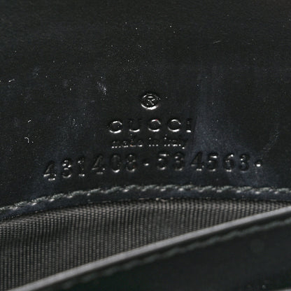 Gucci Guccissima Signature Bowy Chain Wallet Black 6 of 10