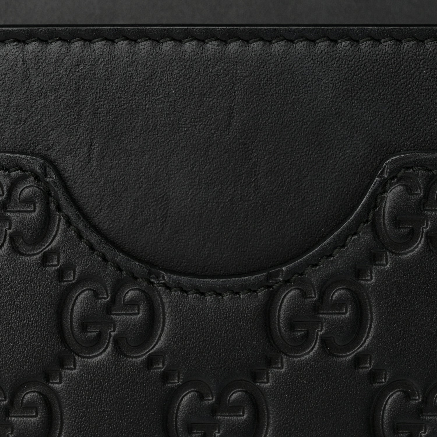 Gucci Guccissima Signature Bowy Chain Wallet Black 10 of 16