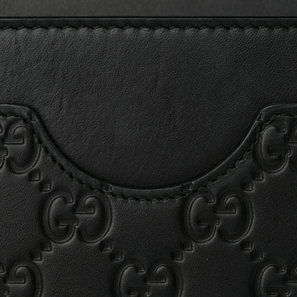 Gucci Guccissima Signature Bowy Chain Wallet Black 10 of 16