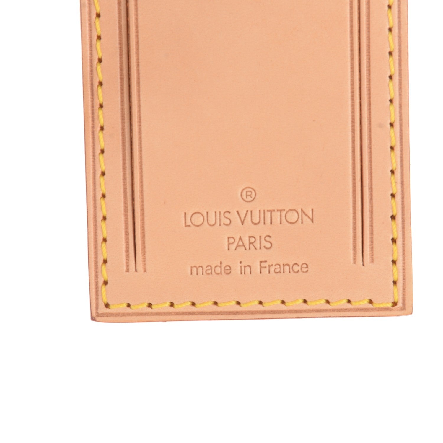Louis Vuitton Vachetta Leather Luggage Tag and Loop 3 of 3