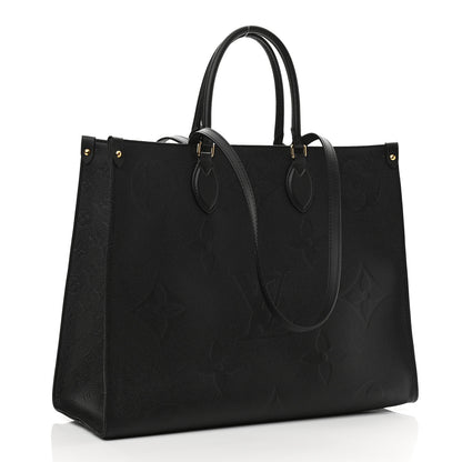 Louis Vuitton Empreinte Monogram Giant Onthego GM Black 3 of 10