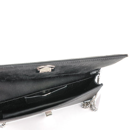 Christian Dior Satin Diorama Pochette Black 5 of 6