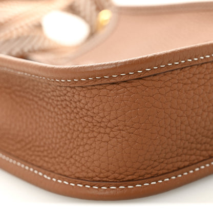 Hermes Taurillon Maurice Amazone Evelyne TPM Gold White 9 of 11