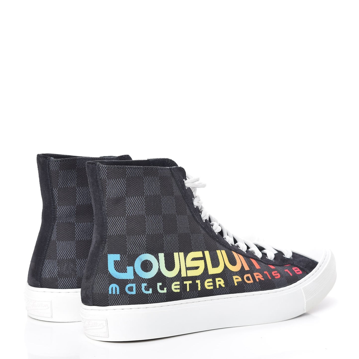 Damier Cobalt Tattoo Sneaker Boots 7