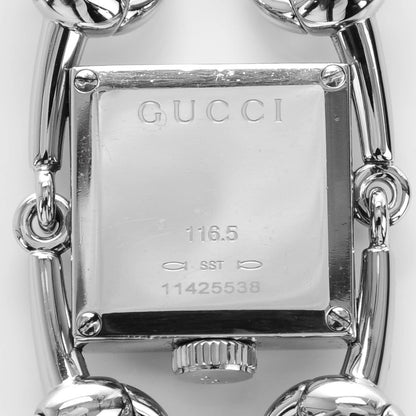 Gucci Stainless Steel Diamond Bezel Mother of Pearl 20mm Signoria Quartz Watch 6 of 9