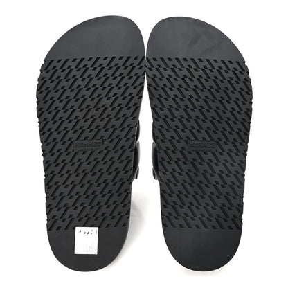 Hermes Nappa Extra Sandals 38 Black 6 of 10