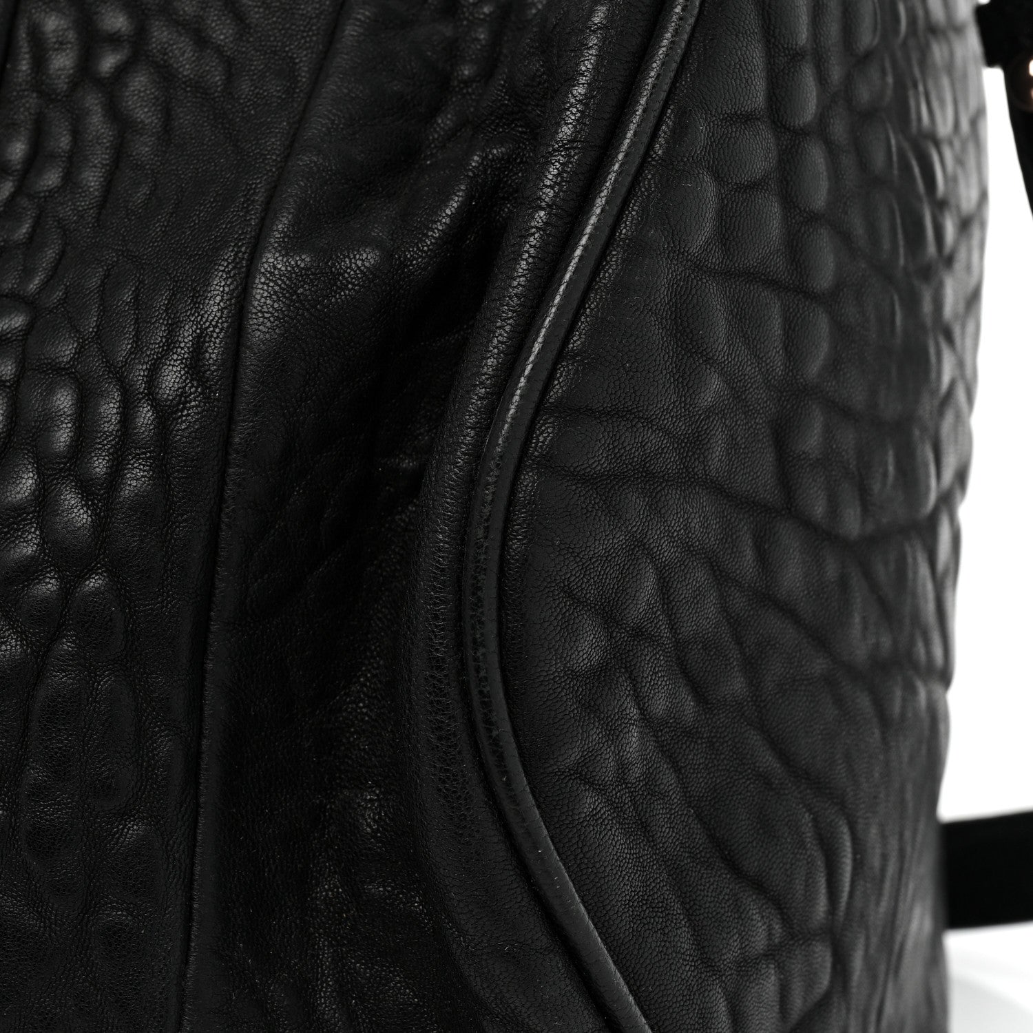 Alexander Wang Pebbled Lambskin Rockie Black Rose Gold Hardware 13 of 16