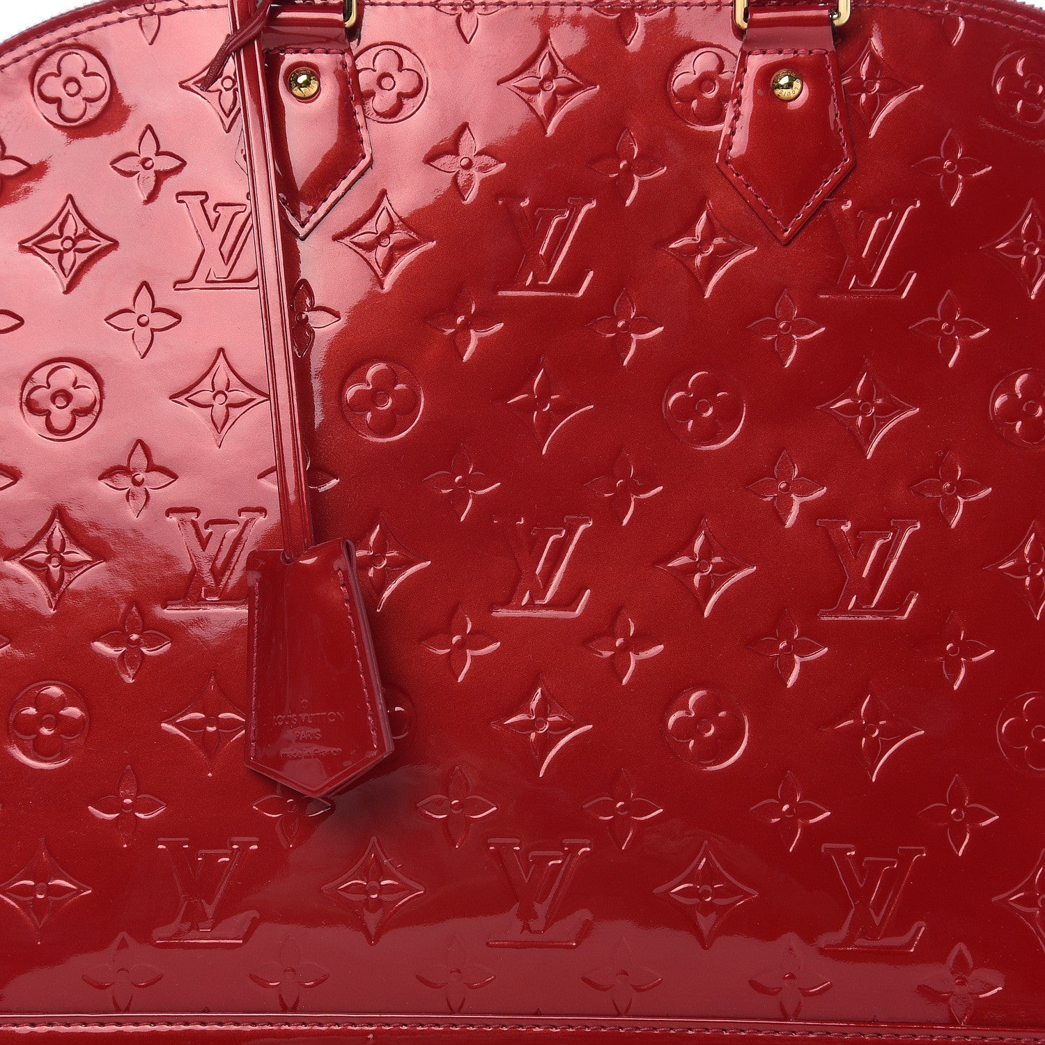 Louis Vuitton Vernis Alma GM Pomme D'Amour 6 of 8
