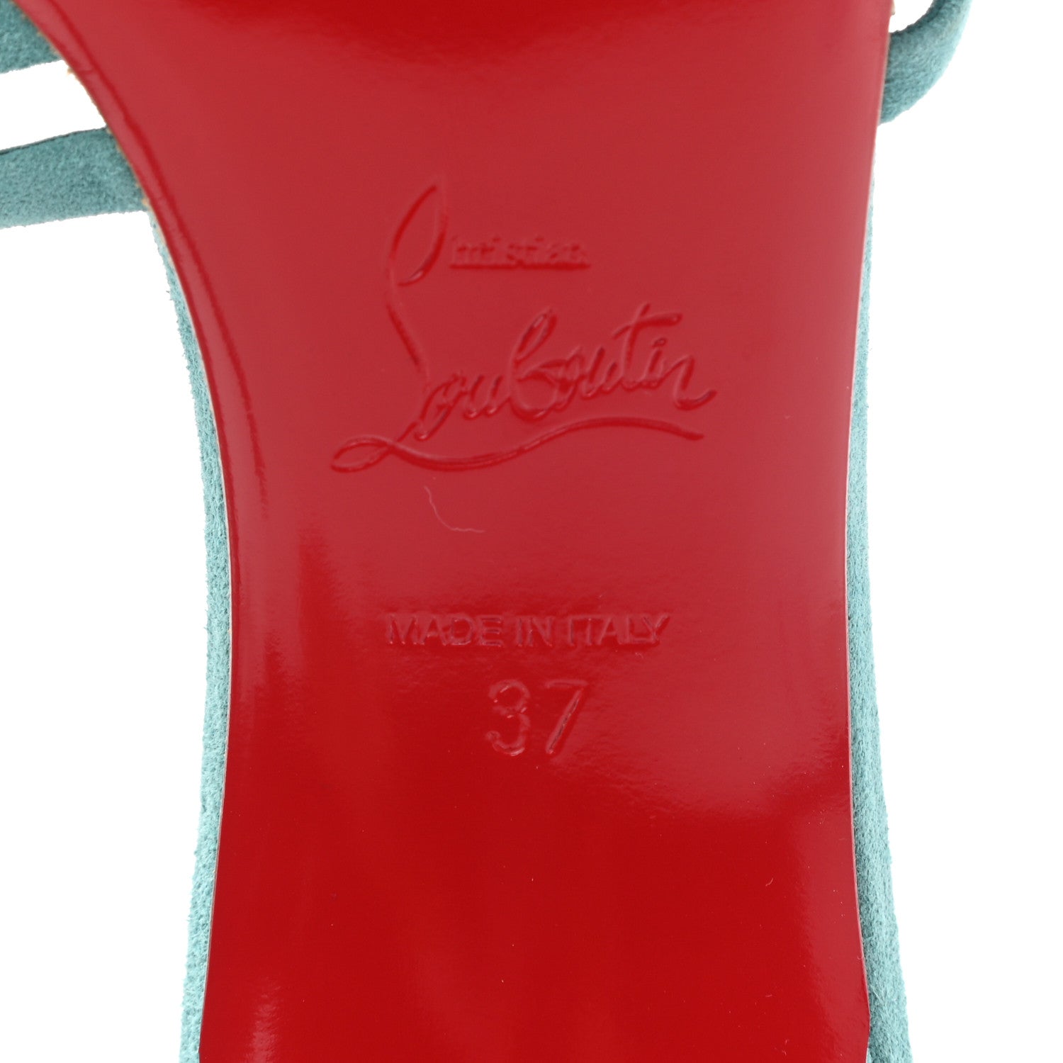 Christian Louboutin Suede Belbrossa 55 Mules 37 Noumea 6 of 7