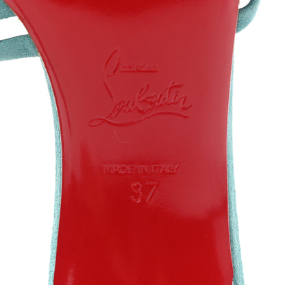 Christian Louboutin Suede Belbrossa 55 Mules 37 Noumea 6 of 7