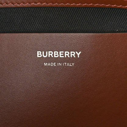 Burberry E-Canvas Check Medium Soft TB Tote Dark Birch Brown 6 of 8