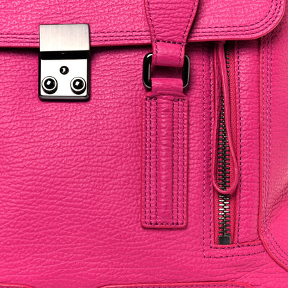 3.1 Phillip Lim Textured Calfskin Medium Pashli Satchel Bright Fuchsia 8 of 12