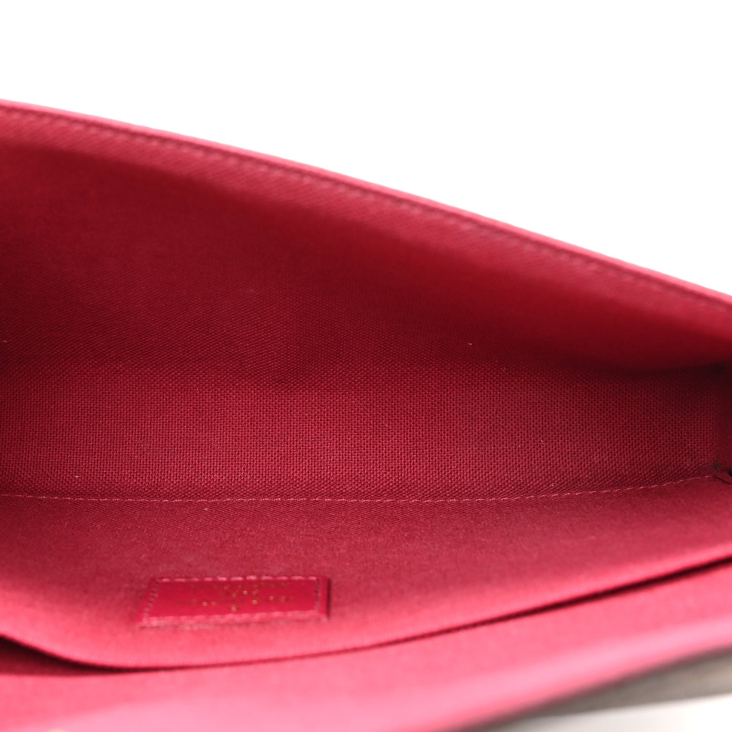 Monogram Pochette Felicie Chain Wallet Fuchsia