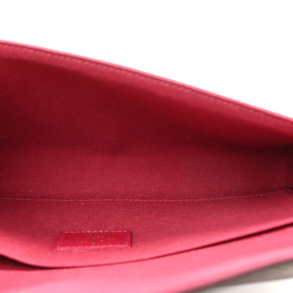 Louis Vuitton Monogram Pochette Felicie Chain Wallet Fuchsia 6 of 16