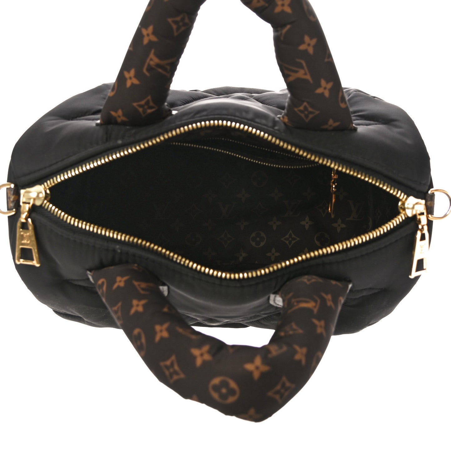 Econyl Mini Monogram Pillow Speedy Bandouliere 25 Black