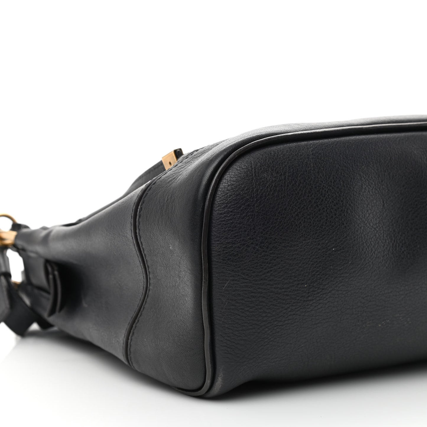 Calfskin Medium Owen Flap Bag Full Blue