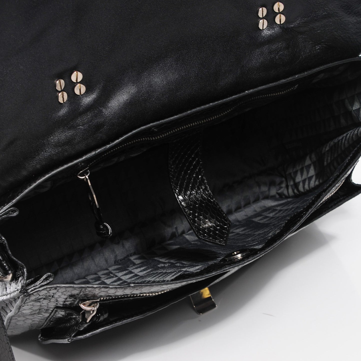 Python Large PS1 Satchel Black