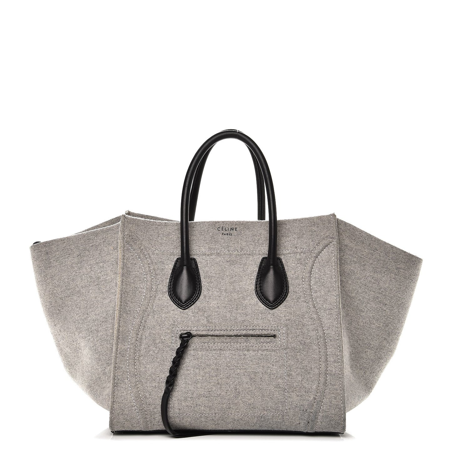 Felt Medium Phantom Luggage Pearl Grey