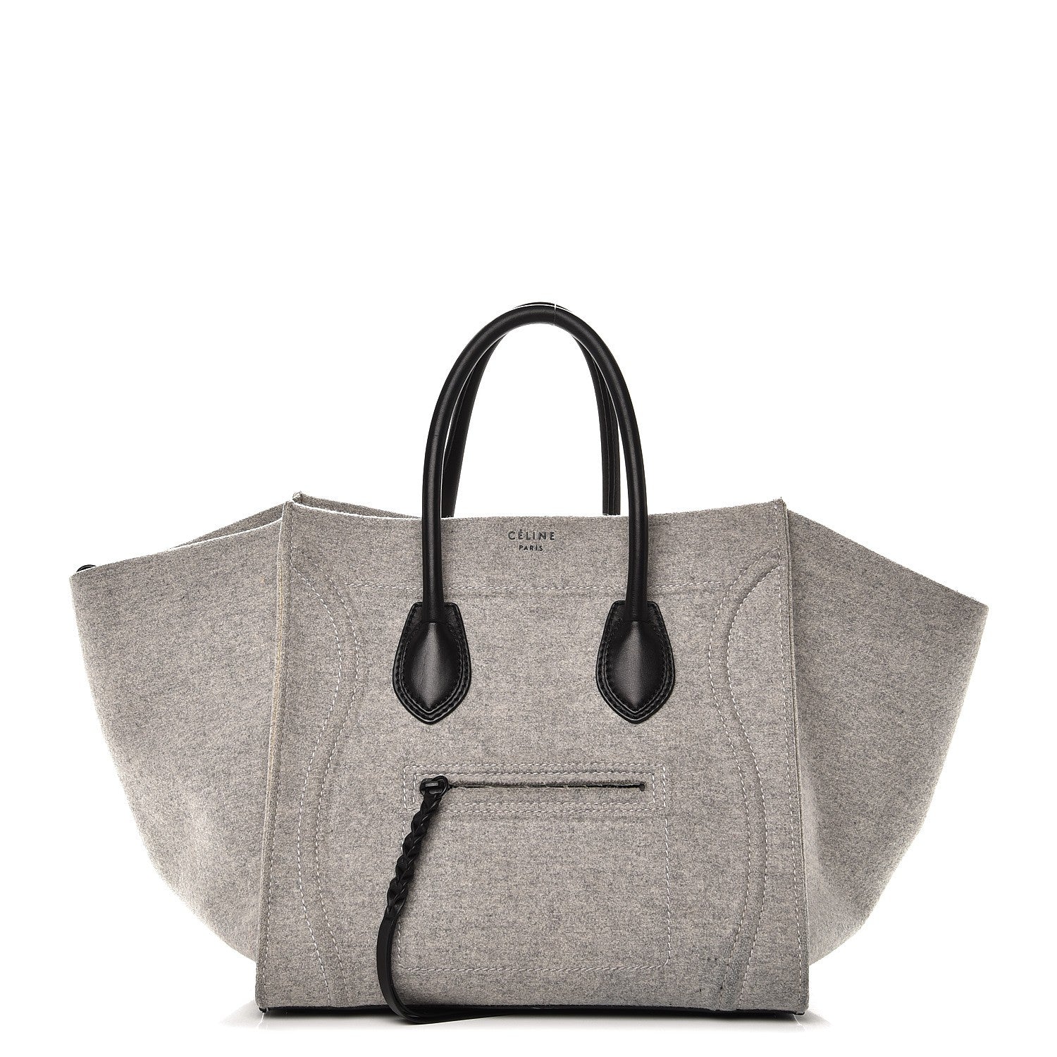 Celine Felt Medium Phantom Luggage Pearl Grey 1 of 13