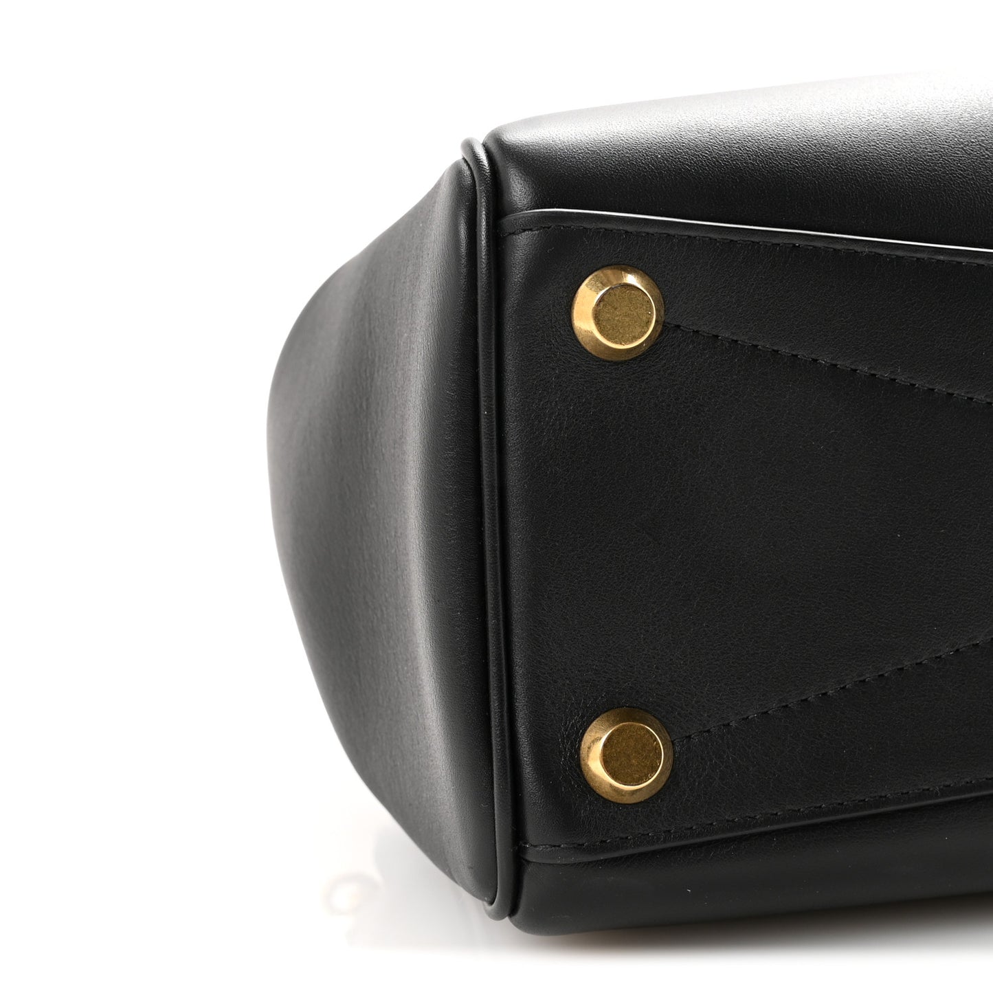 Smooth Calfskin Small Bel Air Carry All Bag Black